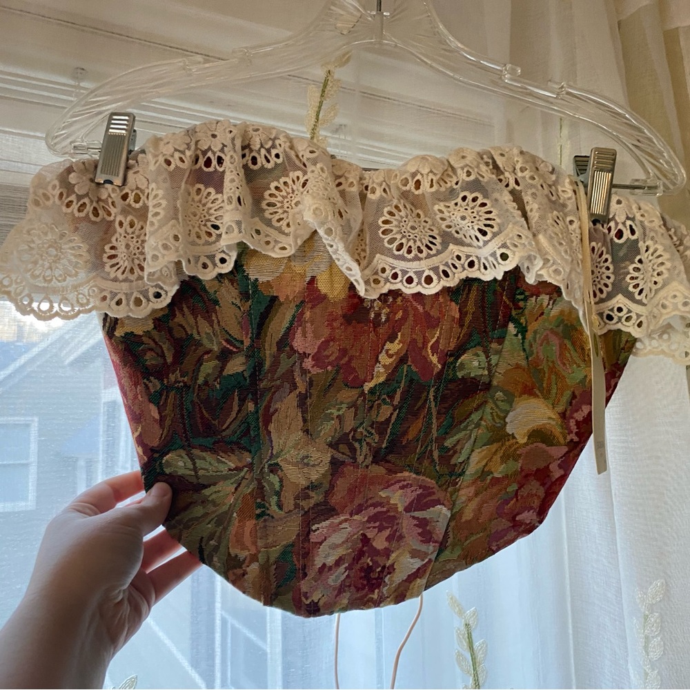 NWT | Brocade Floral Bustier - Picture 4 of 5